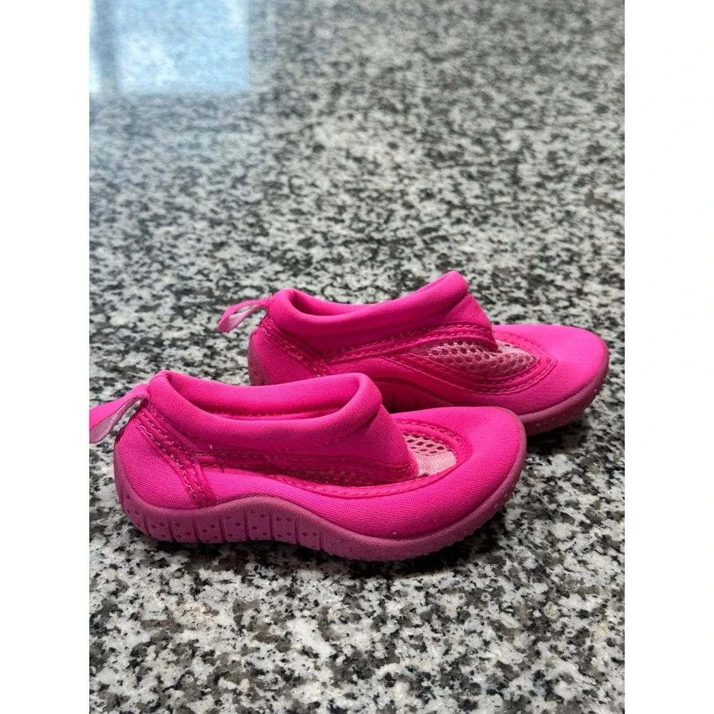 Green Sprouts Water Shoes Toddler Size 4 Pink Mesh Breathable Beach Pool